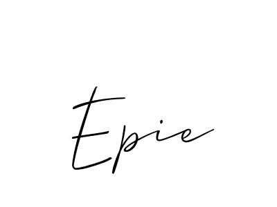 Check out images of Autograph of Epie name. Actor Epie Signature Style. Allison_Script is a professional sign style online. Epie signature style 2 images and pictures png