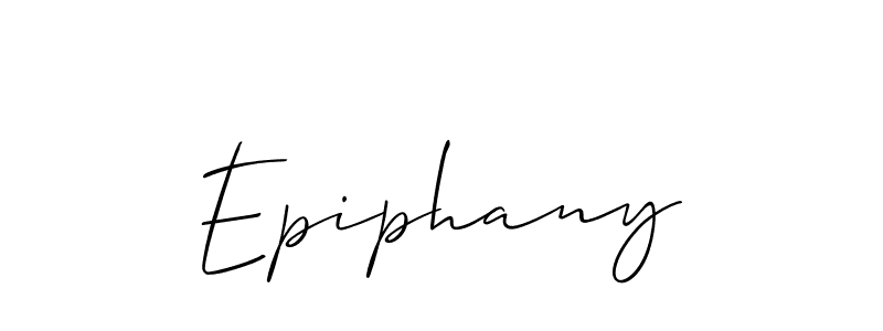 Also we have Epiphany name is the best signature style. Create professional handwritten signature collection using Allison_Script autograph style. Epiphany signature style 2 images and pictures png