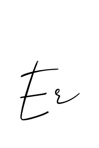 Check out images of Autograph of Er name. Actor Er Signature Style. Allison_Script is a professional sign style online. Er signature style 2 images and pictures png