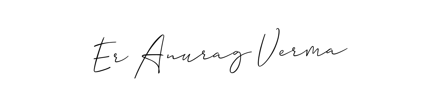Make a beautiful signature design for name Er Anurag Verma. Use this online signature maker to create a handwritten signature for free. Er Anurag Verma signature style 2 images and pictures png