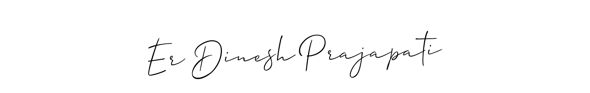 This is the best signature style for the Er Dinesh Prajapati name. Also you like these signature font (Allison_Script). Mix name signature. Er Dinesh Prajapati signature style 2 images and pictures png