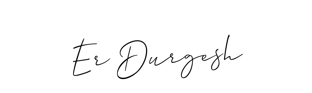 The best way (Allison_Script) to make a short signature is to pick only two or three words in your name. The name Er Durgesh include a total of six letters. For converting this name. Er Durgesh signature style 2 images and pictures png