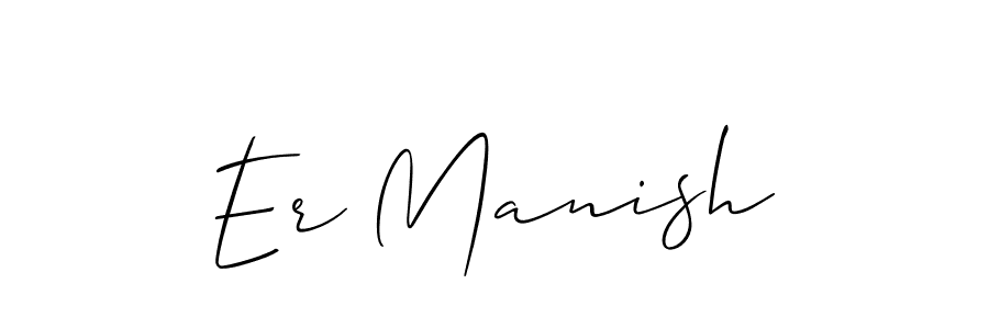 Make a beautiful signature design for name Er Manish. Use this online signature maker to create a handwritten signature for free. Er Manish signature style 2 images and pictures png