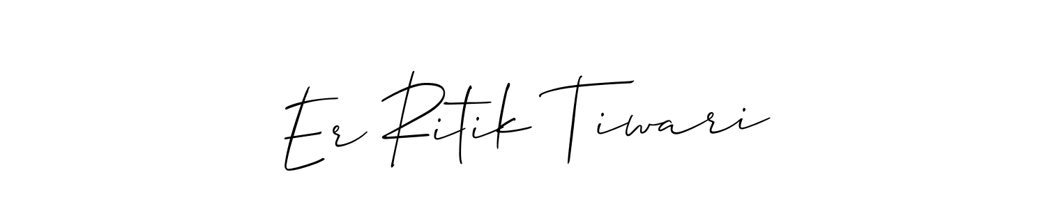 This is the best signature style for the Er Ritik Tiwari name. Also you like these signature font (Allison_Script). Mix name signature. Er Ritik Tiwari signature style 2 images and pictures png