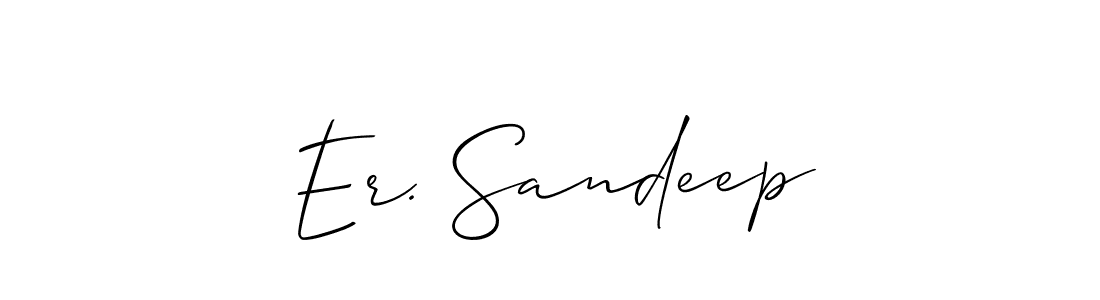 Make a beautiful signature design for name Er. Sandeep. Use this online signature maker to create a handwritten signature for free. Er. Sandeep signature style 2 images and pictures png