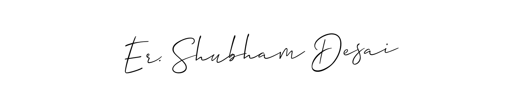 Check out images of Autograph of Er. Shubham Desai name. Actor Er. Shubham Desai Signature Style. Allison_Script is a professional sign style online. Er. Shubham Desai signature style 2 images and pictures png