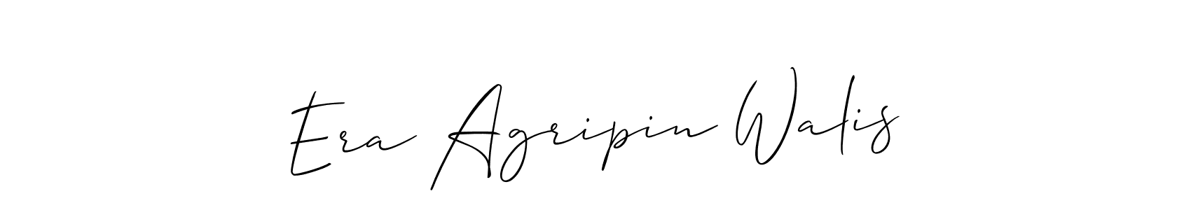 How to make Era Agripin Walis signature? Allison_Script is a professional autograph style. Create handwritten signature for Era Agripin Walis name. Era Agripin Walis signature style 2 images and pictures png