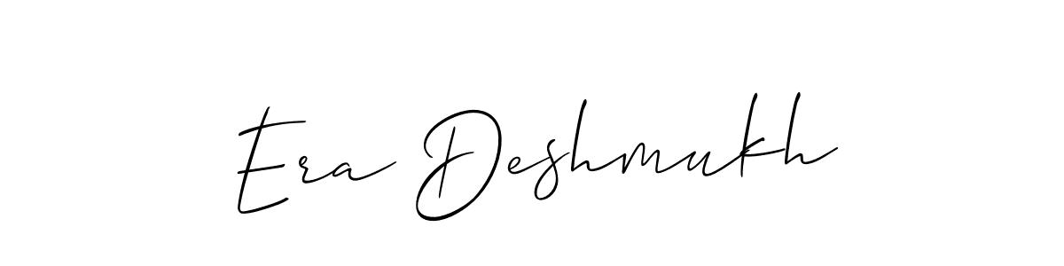 Allison_Script is a professional signature style that is perfect for those who want to add a touch of class to their signature. It is also a great choice for those who want to make their signature more unique. Get Era Deshmukh name to fancy signature for free. Era Deshmukh signature style 2 images and pictures png