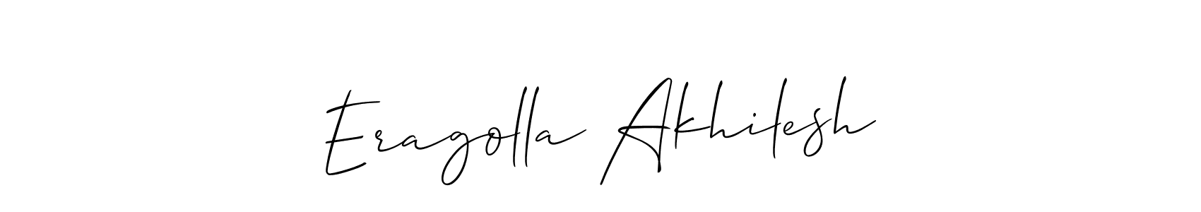 The best way (Allison_Script) to make a short signature is to pick only two or three words in your name. The name Eragolla Akhilesh include a total of six letters. For converting this name. Eragolla Akhilesh signature style 2 images and pictures png