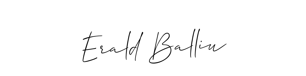 How to Draw Erald Balliu signature style? Allison_Script is a latest design signature styles for name Erald Balliu. Erald Balliu signature style 2 images and pictures png