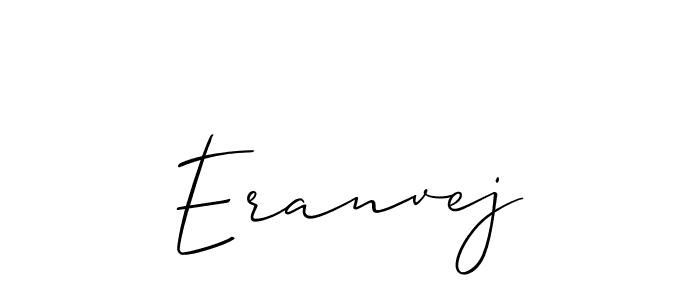 Allison_Script is a professional signature style that is perfect for those who want to add a touch of class to their signature. It is also a great choice for those who want to make their signature more unique. Get Eranvej name to fancy signature for free. Eranvej signature style 2 images and pictures png