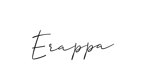 Also we have Erappa name is the best signature style. Create professional handwritten signature collection using Allison_Script autograph style. Erappa signature style 2 images and pictures png