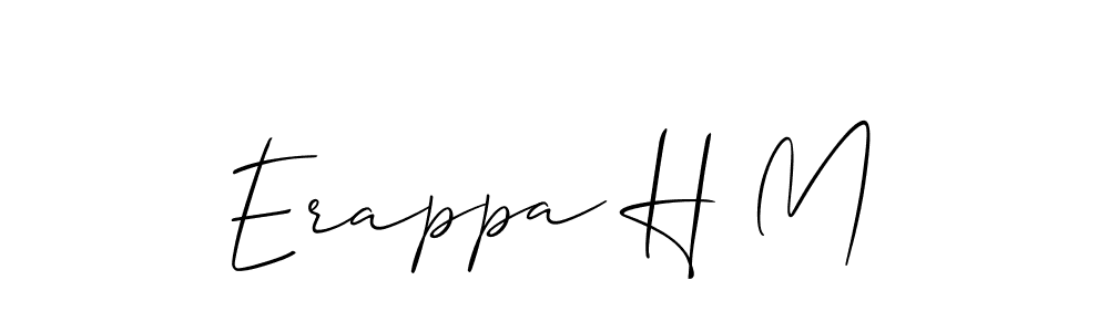 Best and Professional Signature Style for Erappa H M. Allison_Script Best Signature Style Collection. Erappa H M signature style 2 images and pictures png