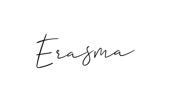 Similarly Allison_Script is the best handwritten signature design. Signature creator online .You can use it as an online autograph creator for name Erasma. Erasma signature style 2 images and pictures png