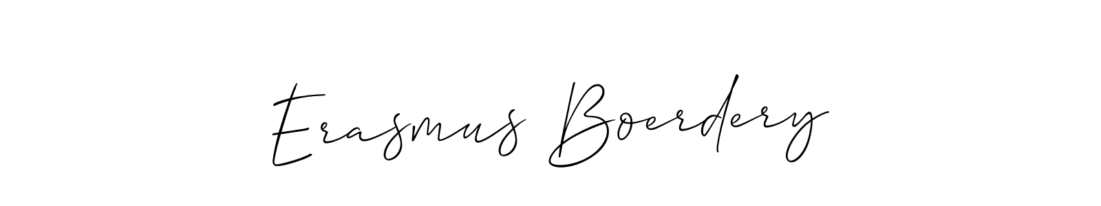 Make a short Erasmus Boerdery signature style. Manage your documents anywhere anytime using Allison_Script. Create and add eSignatures, submit forms, share and send files easily. Erasmus Boerdery signature style 2 images and pictures png