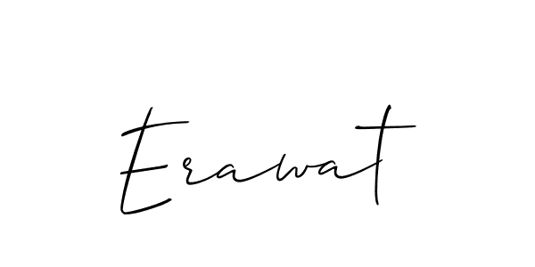 It looks lik you need a new signature style for name Erawat. Design unique handwritten (Allison_Script) signature with our free signature maker in just a few clicks. Erawat signature style 2 images and pictures png