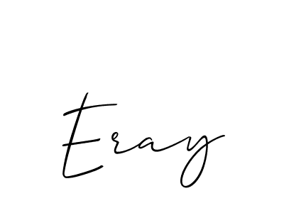 Create a beautiful signature design for name Eray. With this signature (Allison_Script) fonts, you can make a handwritten signature for free. Eray signature style 2 images and pictures png