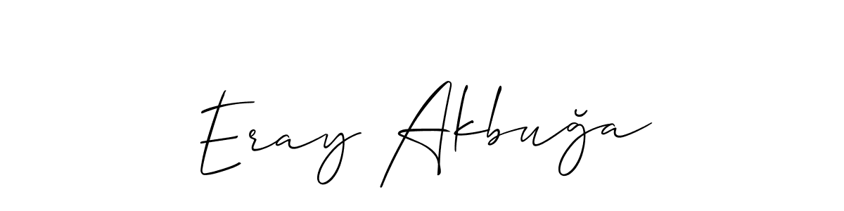 It looks lik you need a new signature style for name Eray Akbuğa. Design unique handwritten (Allison_Script) signature with our free signature maker in just a few clicks. Eray Akbuğa signature style 2 images and pictures png