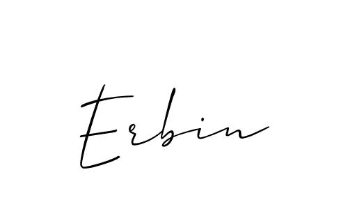 How to Draw Erbin signature style? Allison_Script is a latest design signature styles for name Erbin. Erbin signature style 2 images and pictures png