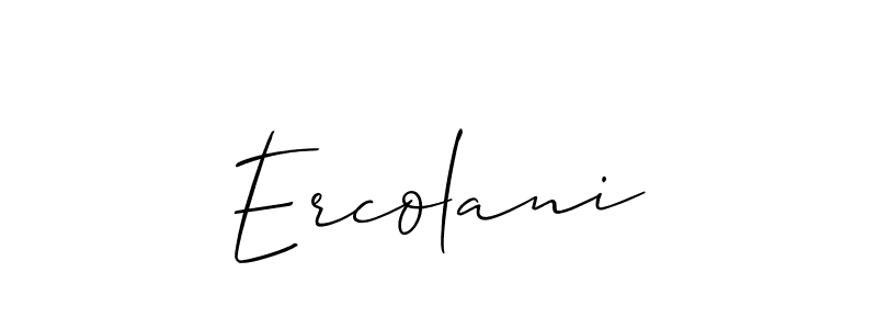 Best and Professional Signature Style for Ercolani. Allison_Script Best Signature Style Collection. Ercolani signature style 2 images and pictures png