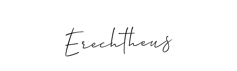 The best way (Allison_Script) to make a short signature is to pick only two or three words in your name. The name Erechtheus include a total of six letters. For converting this name. Erechtheus signature style 2 images and pictures png
