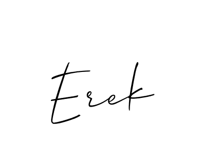 Check out images of Autograph of Erek name. Actor Erek Signature Style. Allison_Script is a professional sign style online. Erek signature style 2 images and pictures png