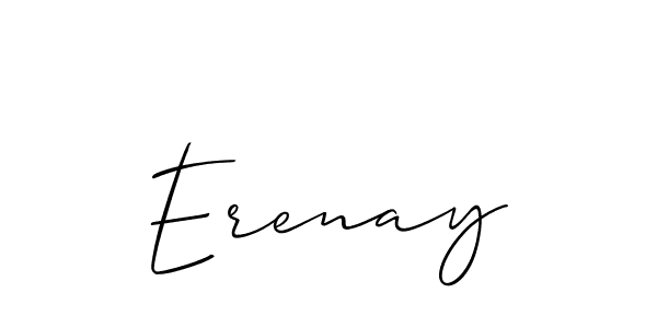 Make a beautiful signature design for name Erenay. With this signature (Allison_Script) style, you can create a handwritten signature for free. Erenay signature style 2 images and pictures png