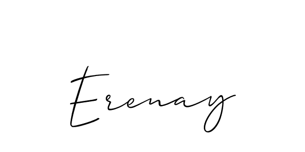 Best and Professional Signature Style for Erenay. Allison_Script Best Signature Style Collection. Erenay signature style 2 images and pictures png