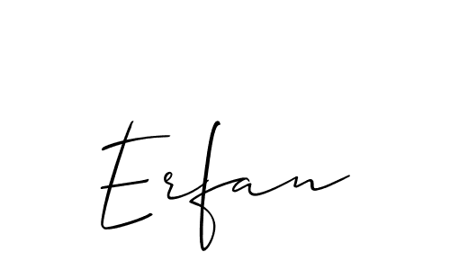 Best and Professional Signature Style for Erfan. Allison_Script Best Signature Style Collection. Erfan signature style 2 images and pictures png