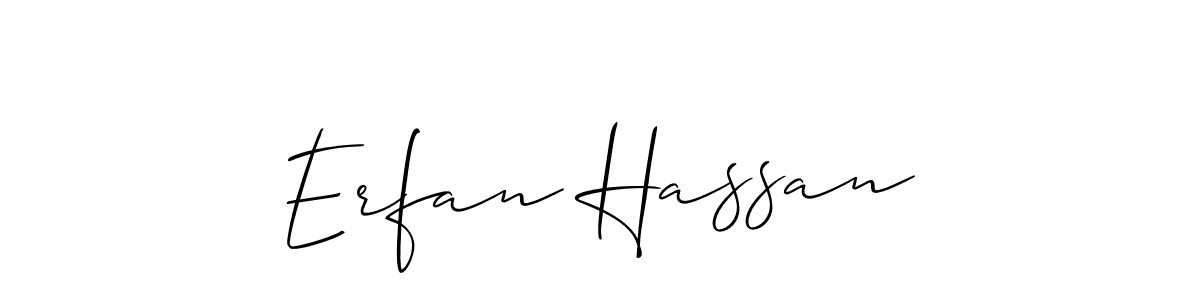 Check out images of Autograph of Erfan Hassan name. Actor Erfan Hassan Signature Style. Allison_Script is a professional sign style online. Erfan Hassan signature style 2 images and pictures png