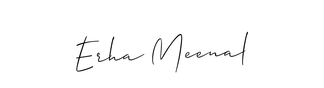 Once you've used our free online signature maker to create your best signature Allison_Script style, it's time to enjoy all of the benefits that Erha Meenal name signing documents. Erha Meenal signature style 2 images and pictures png