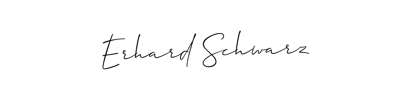 This is the best signature style for the Erhard Schwarz name. Also you like these signature font (Allison_Script). Mix name signature. Erhard Schwarz signature style 2 images and pictures png