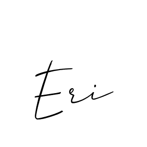 Create a beautiful signature design for name Eri. With this signature (Allison_Script) fonts, you can make a handwritten signature for free. Eri signature style 2 images and pictures png