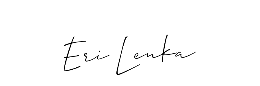 Best and Professional Signature Style for Eri Lenka. Allison_Script Best Signature Style Collection. Eri Lenka signature style 2 images and pictures png