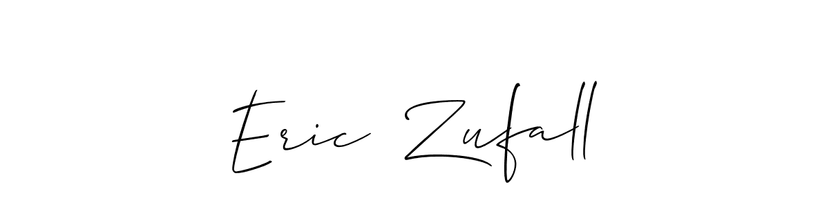 You should practise on your own different ways (Allison_Script) to write your name (Eric  Zufall) in signature. don't let someone else do it for you. Eric  Zufall signature style 2 images and pictures png