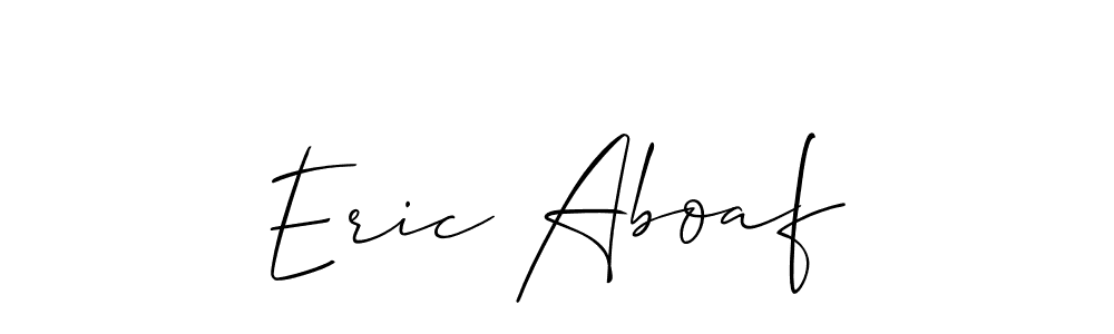 How to make Eric Aboaf signature? Allison_Script is a professional autograph style. Create handwritten signature for Eric Aboaf name. Eric Aboaf signature style 2 images and pictures png