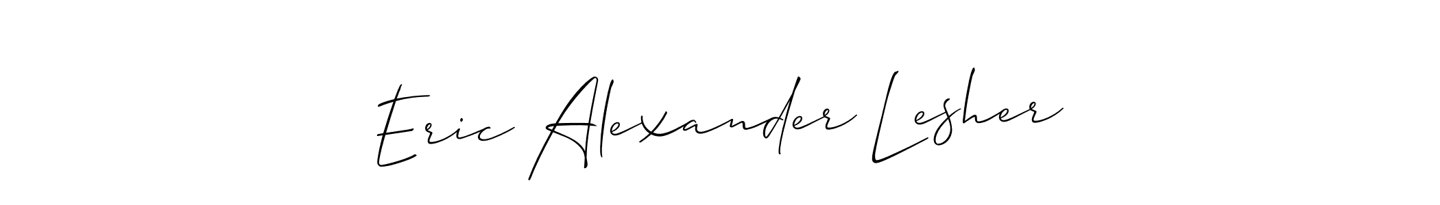 Make a beautiful signature design for name Eric Alexander Lesher. Use this online signature maker to create a handwritten signature for free. Eric Alexander Lesher signature style 2 images and pictures png