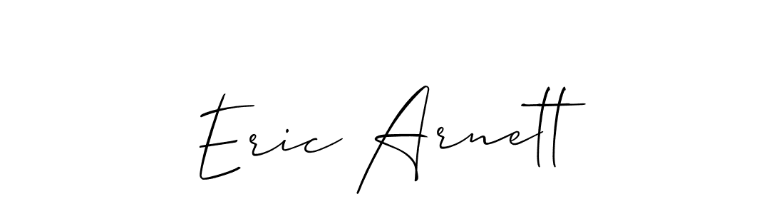 Make a short Eric Arnett signature style. Manage your documents anywhere anytime using Allison_Script. Create and add eSignatures, submit forms, share and send files easily. Eric Arnett signature style 2 images and pictures png