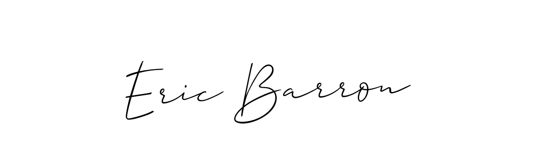 Create a beautiful signature design for name Eric Barron. With this signature (Allison_Script) fonts, you can make a handwritten signature for free. Eric Barron signature style 2 images and pictures png