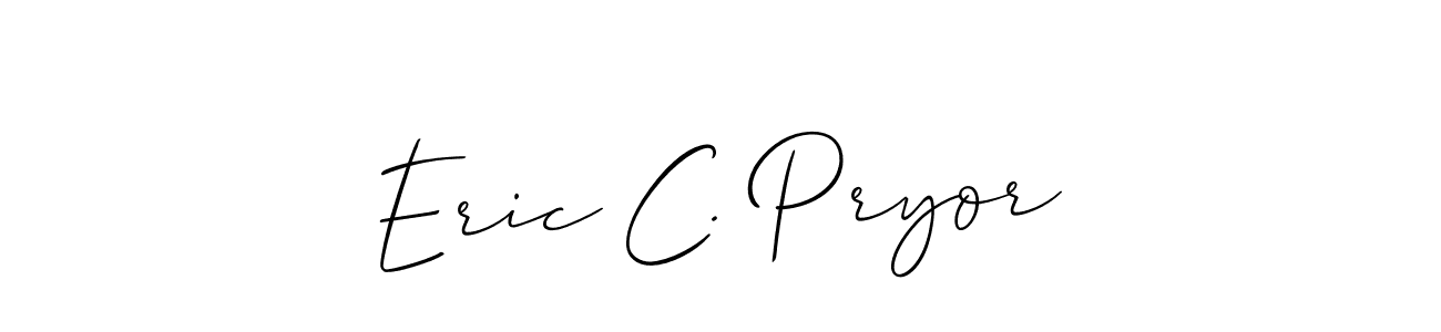 Make a beautiful signature design for name Eric C. Pryor. Use this online signature maker to create a handwritten signature for free. Eric C. Pryor signature style 2 images and pictures png