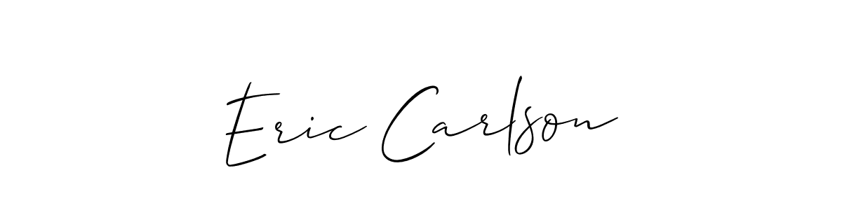 Allison_Script is a professional signature style that is perfect for those who want to add a touch of class to their signature. It is also a great choice for those who want to make their signature more unique. Get Eric Carlson name to fancy signature for free. Eric Carlson signature style 2 images and pictures png