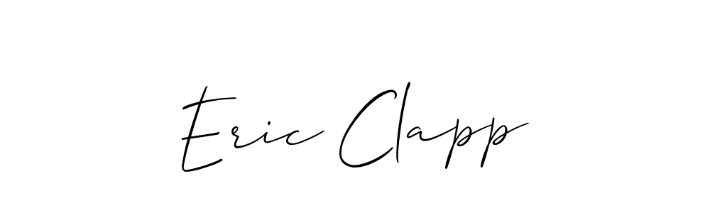 Create a beautiful signature design for name Eric Clapp. With this signature (Allison_Script) fonts, you can make a handwritten signature for free. Eric Clapp signature style 2 images and pictures png