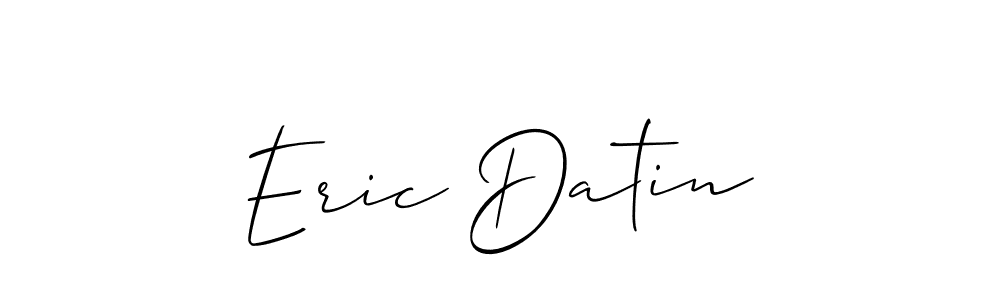 This is the best signature style for the Eric Datin name. Also you like these signature font (Allison_Script). Mix name signature. Eric Datin signature style 2 images and pictures png