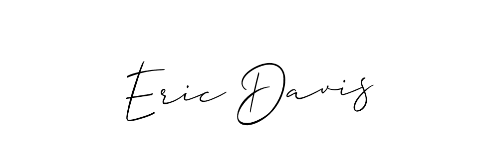 How to make Eric Davis signature? Allison_Script is a professional autograph style. Create handwritten signature for Eric Davis name. Eric Davis signature style 2 images and pictures png