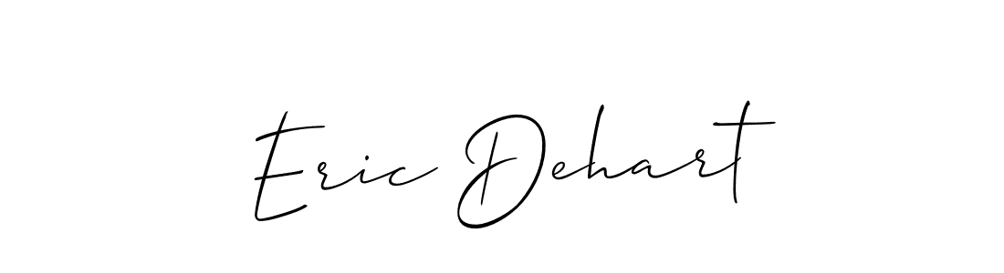 How to make Eric Dehart signature? Allison_Script is a professional autograph style. Create handwritten signature for Eric Dehart name. Eric Dehart signature style 2 images and pictures png