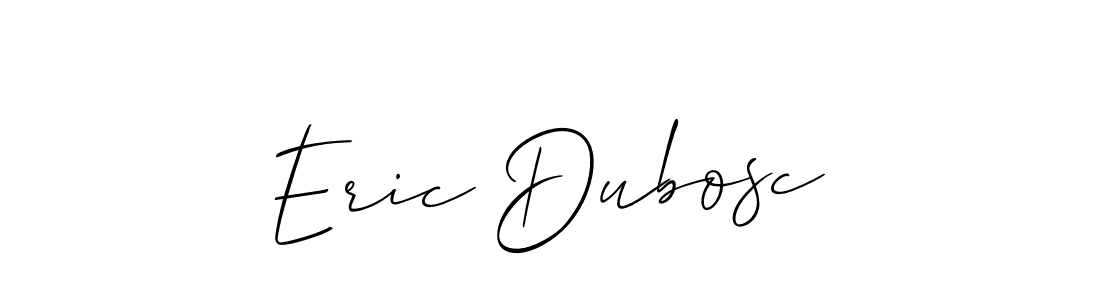 Make a beautiful signature design for name Eric Dubosc. Use this online signature maker to create a handwritten signature for free. Eric Dubosc signature style 2 images and pictures png