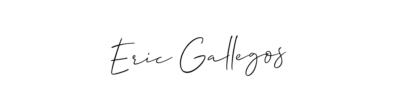 Allison_Script is a professional signature style that is perfect for those who want to add a touch of class to their signature. It is also a great choice for those who want to make their signature more unique. Get Eric Gallegos name to fancy signature for free. Eric Gallegos signature style 2 images and pictures png