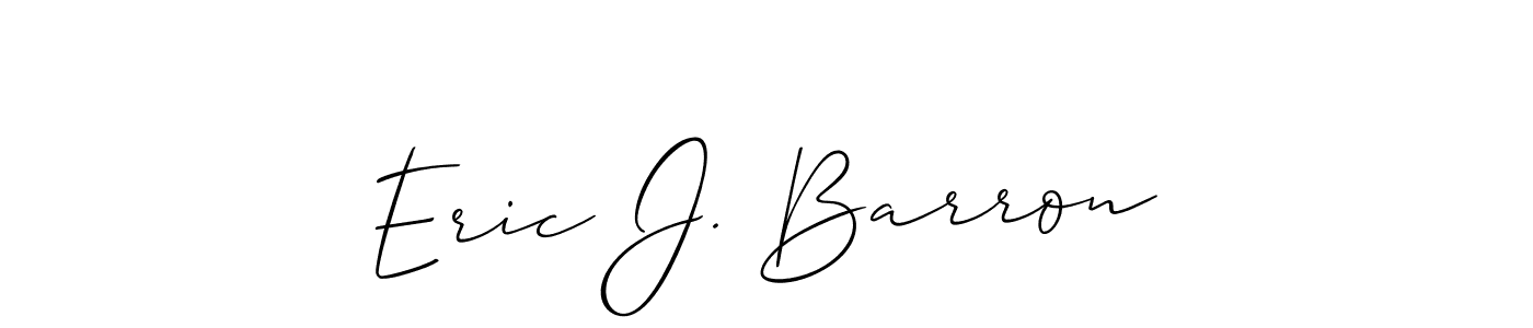 Once you've used our free online signature maker to create your best signature Allison_Script style, it's time to enjoy all of the benefits that Eric J. Barron name signing documents. Eric J. Barron signature style 2 images and pictures png