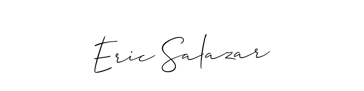 This is the best signature style for the Eric Salazar name. Also you like these signature font (Allison_Script). Mix name signature. Eric Salazar signature style 2 images and pictures png