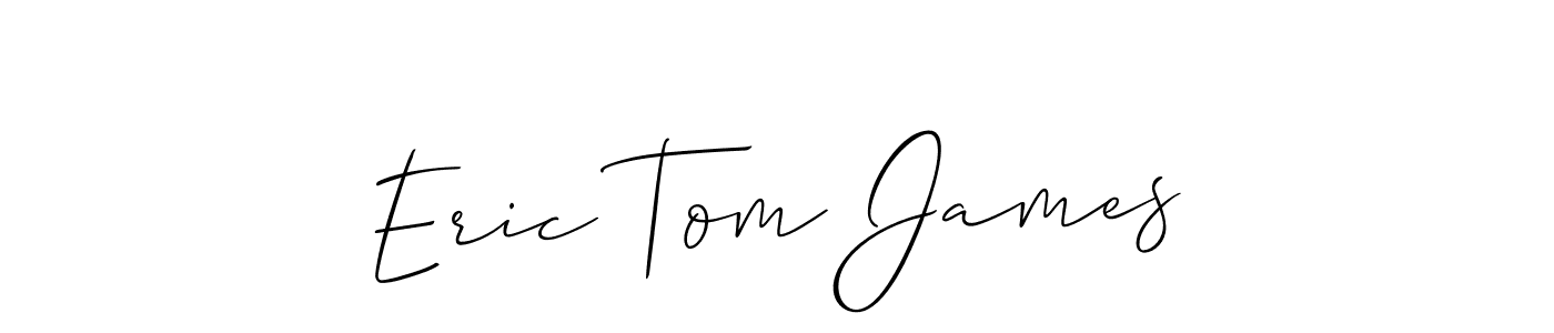 This is the best signature style for the Eric Tom James name. Also you like these signature font (Allison_Script). Mix name signature. Eric Tom James signature style 2 images and pictures png